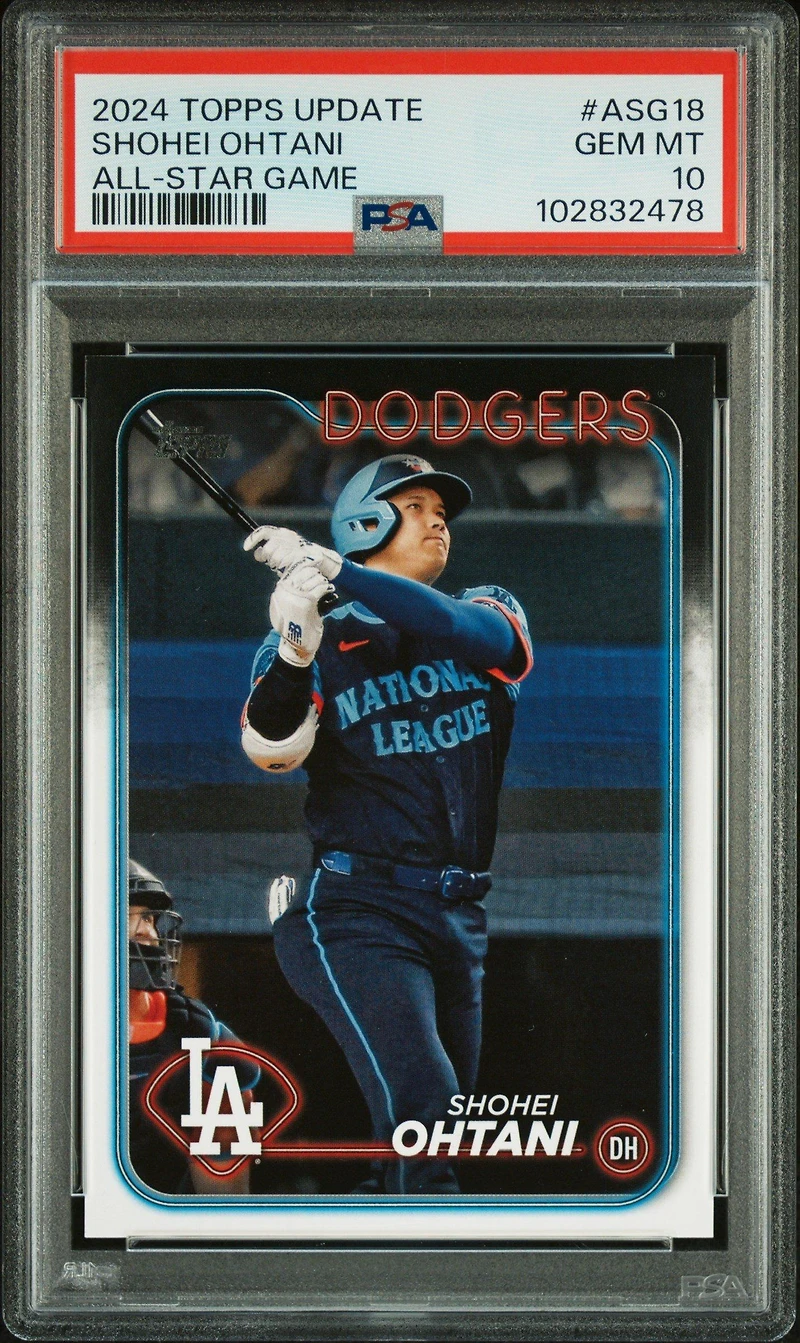 2024 Topps Update 2024 All-star Game Asg18 Shohei Ohtani PSA 10