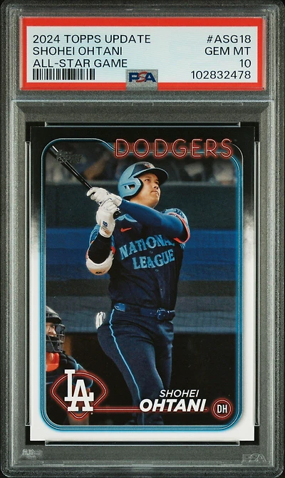 2024 Topps Update 2024 All-star Game Asg18 Shohei Ohtani PSA 10
