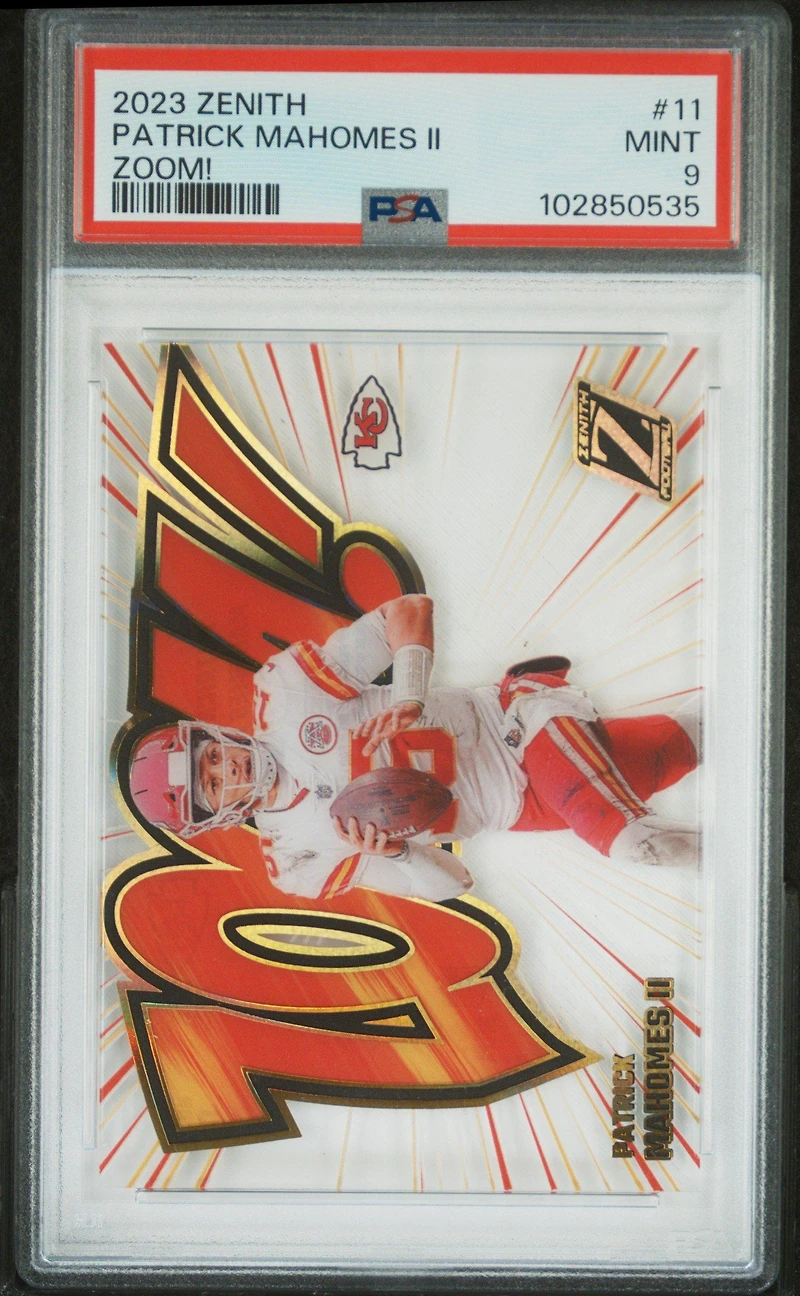 2023 Panini Zenith Zoom! 11 Patrick Mahomes Ii PSA 9