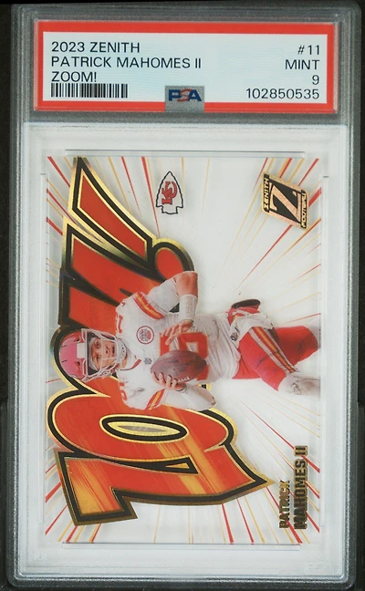 2023 Panini Zenith Zoom! 11 Patrick Mahomes Ii PSA 9