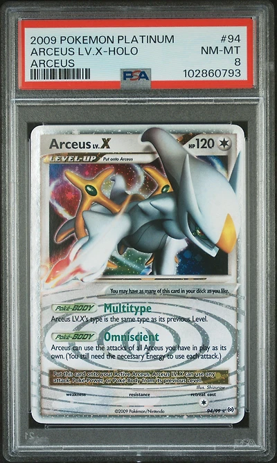 2009 Pokemon Platinum Arceus 94 Arceus Lv.x-holo PSA