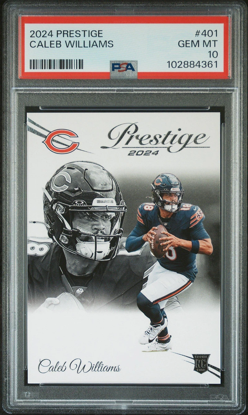 2024 Panini Prestige 401 Caleb Williams PSA 10