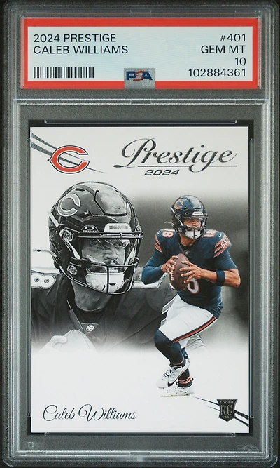 2024 Panini Prestige 401 Caleb Williams PSA 10