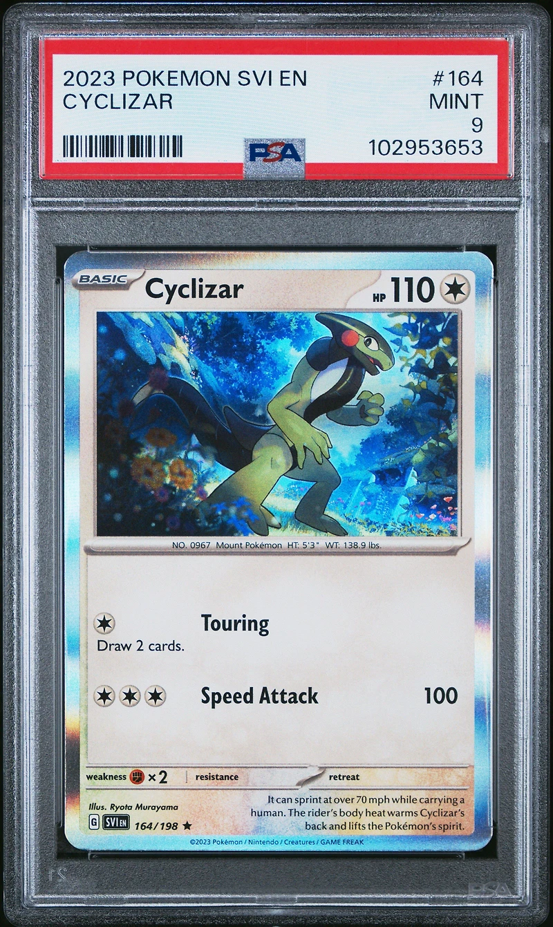 2023 Pokemon Svi En-scarlet & Violet 164 Cyclizar PSA 9