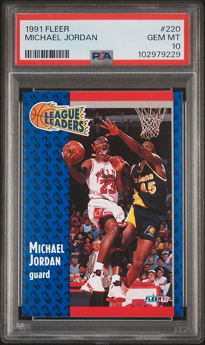 1991 Fleer 220 Michael Jordan PSA