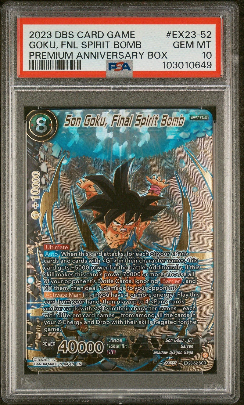 2023 Dragon Ball Super Card Game Premium Anniversary Box Ex23-52 Son Goku