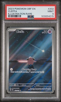 2023 Pokemon Obf En-obsidian Flames 202 Cleffa Illustration Rare PSA
