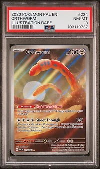 2023 Pokemon Pal En-paldea Evolved 224 Orthworm Illustration Rare PSA