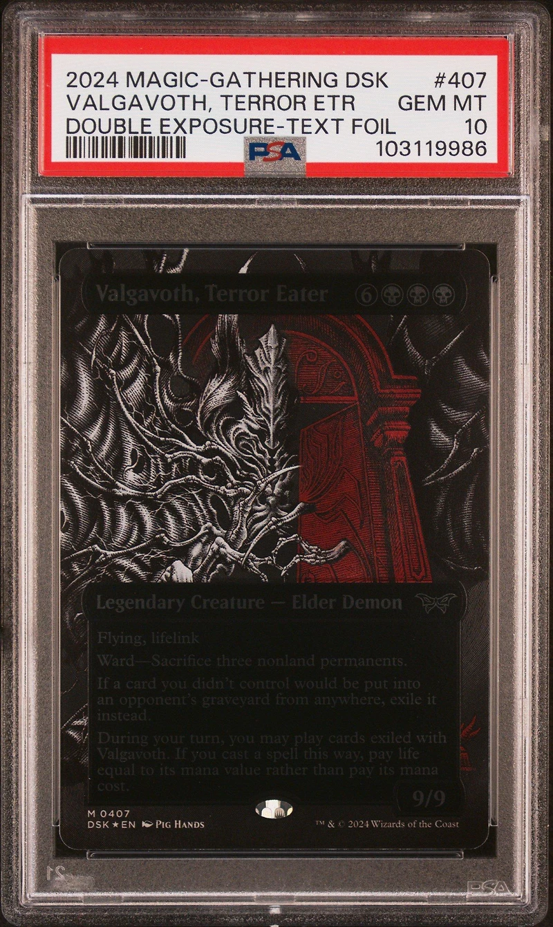 2024 Magic The Gathering Duskmourn: House Of Horror 407 Valgavoth
