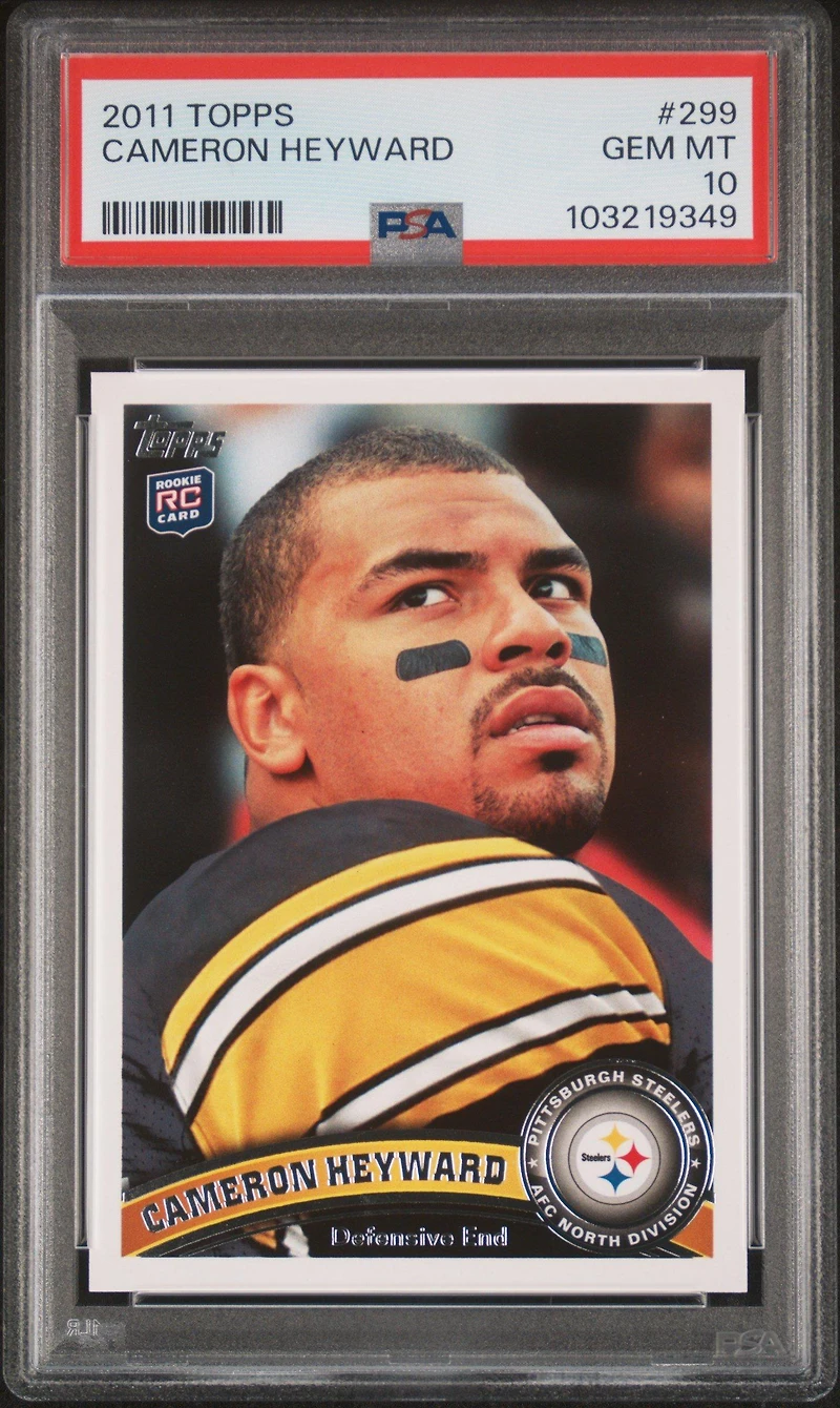 2011 Topps 299 Cameron Heyward PSA 10