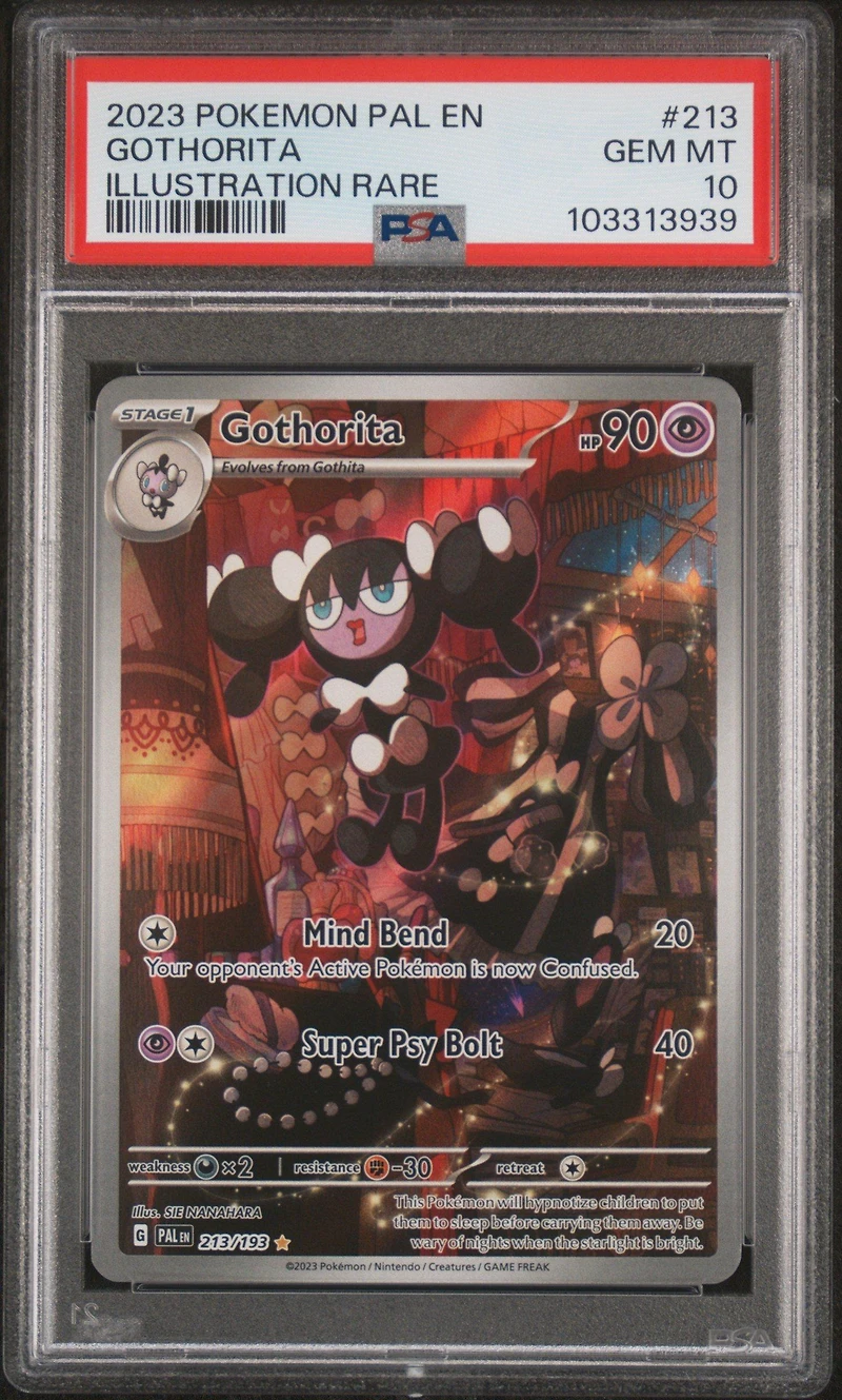 2023 Pokemon Pal En-paldea Evolved 213 Gothorita Illustration Rare PSA