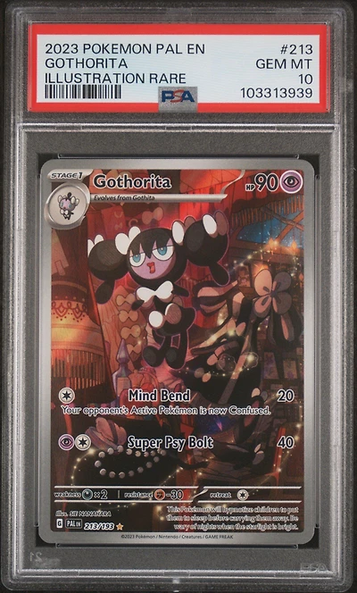 2023 Pokemon Pal En-paldea Evolved 213 Gothorita Illustration Rare PSA