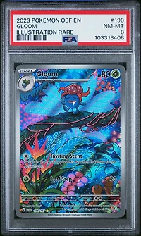 2023 Pokemon Obf En-obsidian Flames 198 Gloom Illustration Rare PSA