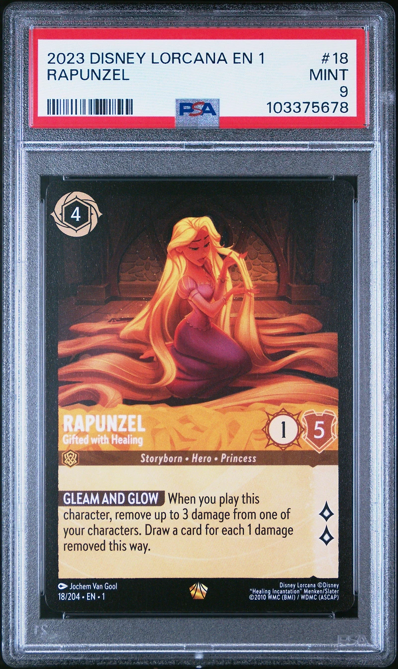 2023 Disney Lorcana En 1-the First Chapter 18 Rapunzel