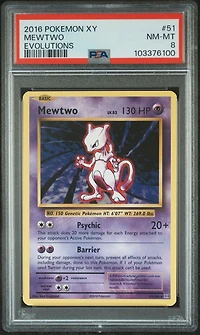 2016 Pokemon Xy Evolutions 51 Mewtwo PSA