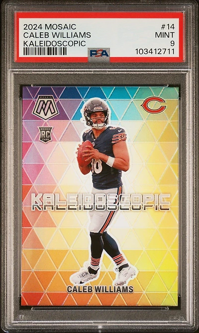 2024 Panini Mosaic Kaleidoscopic 14 Caleb Williams PSA
