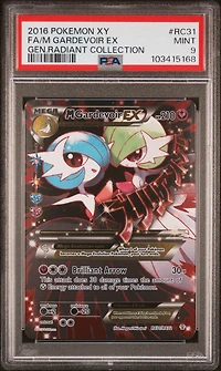 2016 Pokemon Xy Generations Radiant Collection Rc31 Full Art/m Gardevoir Ex PSA
