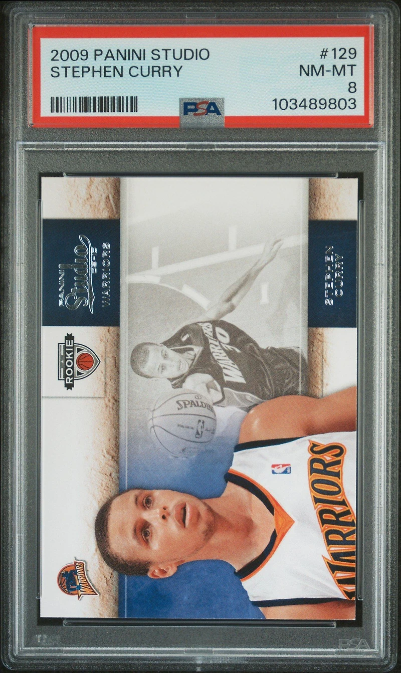 2009 Panini Studio 129 Stephen Curry PSA