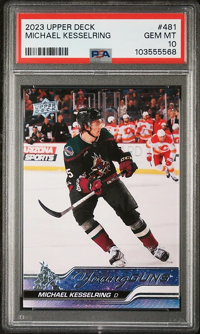 2023 Upper Deck 481 Michael Kesselring PSA 10