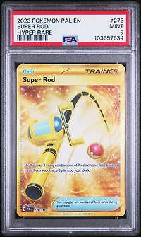 2023 Pokemon Pal En-paldea Evolved 276 Super Rod Hyper Rare PSA