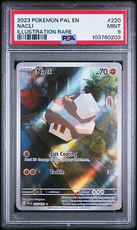 2023 Pokemon Pal En-paldea Evolved 220 Nacli Illustration Rare PSA