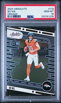 2024 Panini Absolute 112 Bo Nix PSA 10