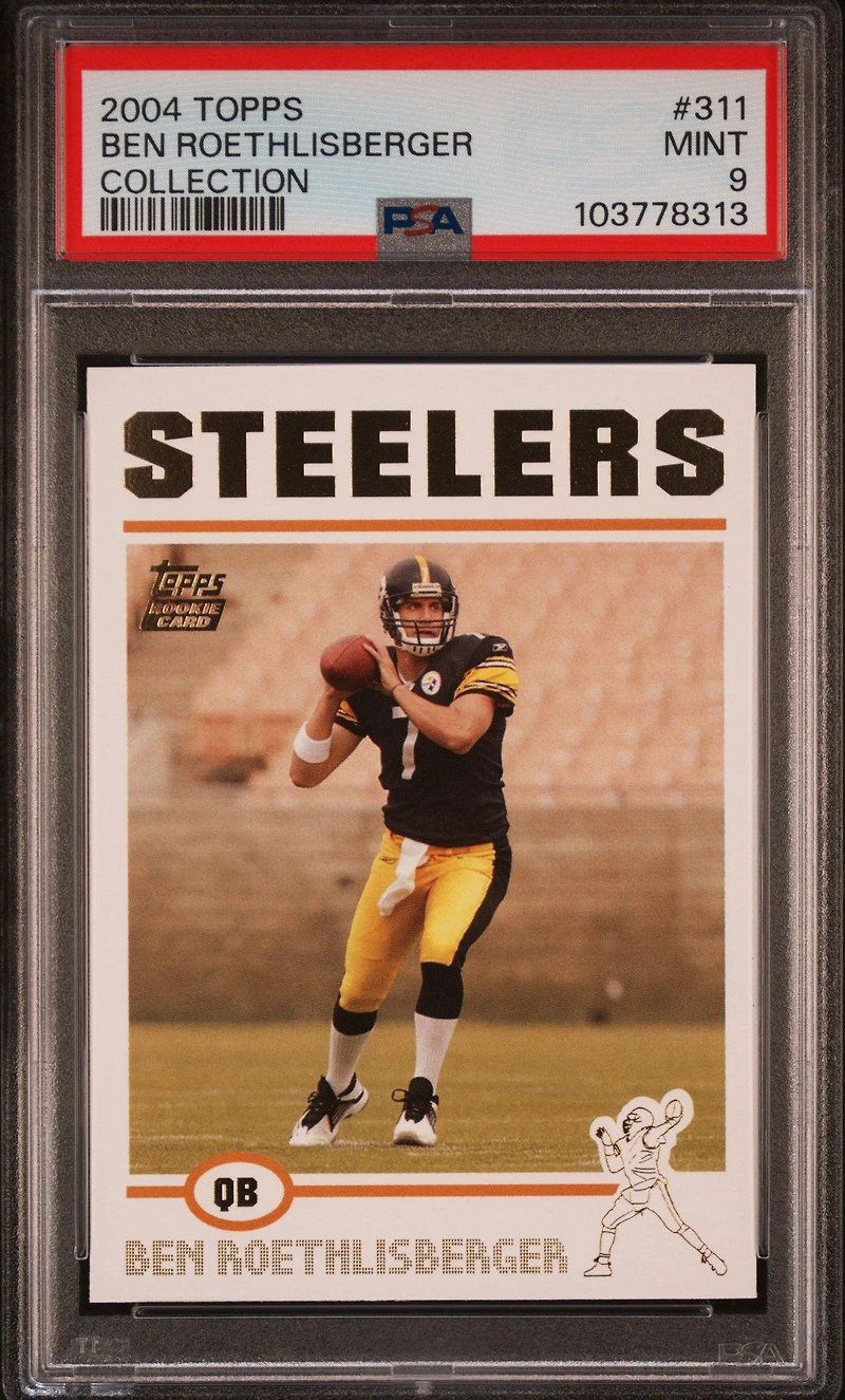 2004 Topps 311 Ben Roethlisberger Collection PSA