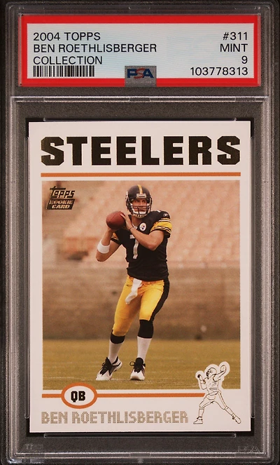 2004 Topps 311 Ben Roethlisberger Collection PSA