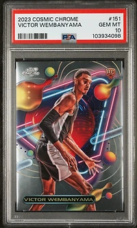 2023 Topps Cosmic Chrome 151 Victor Wembanyama PSA 10
