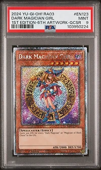 2024 Yu-gi-oh! Ra03-quarter Century Bonanza En123 Dark Magician Girl 1st Edition-6th Tcg Artwork-quarter Century Secret Rare PSA 9