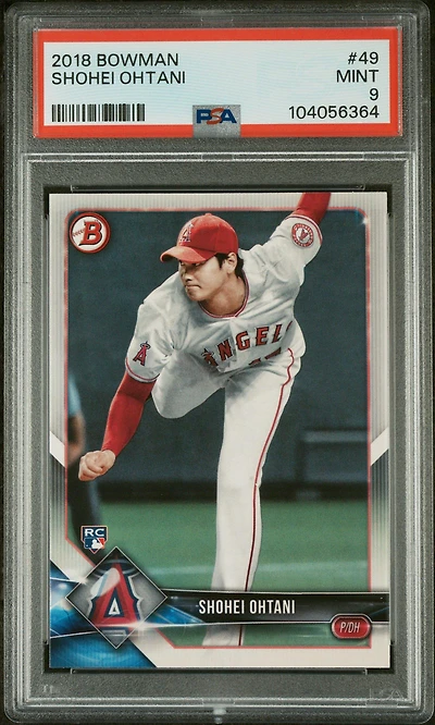 2018 Bowman 49 Shohei Ohtani PSA