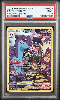 2023 Pokemon Sword And Shield Crown Zenith Gg09 Full Art/toxtricity PSA