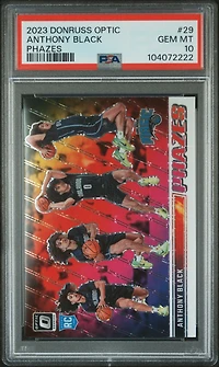 2023 Panini Donruss Optic Phazes 29 Anthony Black PSA 10