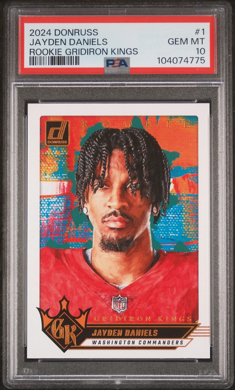 2024 Panini Donruss Rookie Gridiron Kings 1 Jayden Daniels PSA