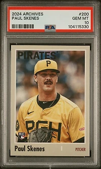 2024 Topps Archives 200 Paul Skenes PSA