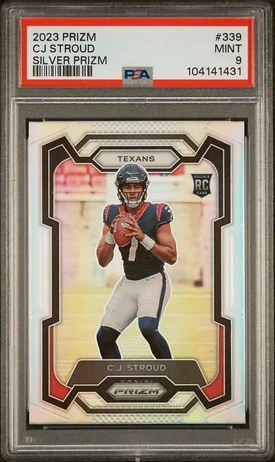 2023 Panini Prizm 339 Cj Stroud Silver Prizm PSA