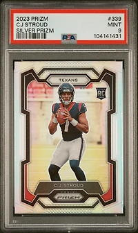 2023 Panini Prizm 339 Cj Stroud Silver Prizm PSA