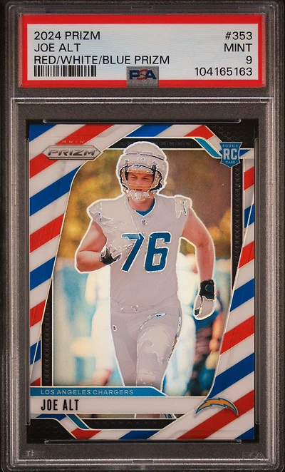 2024 Panini Prizm 353 Joe Alt Red/white/blue Prizm PSA 9