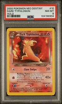 2002 Pokemon Neo Destiny 10 Dark Typhlosion-holo PSA
