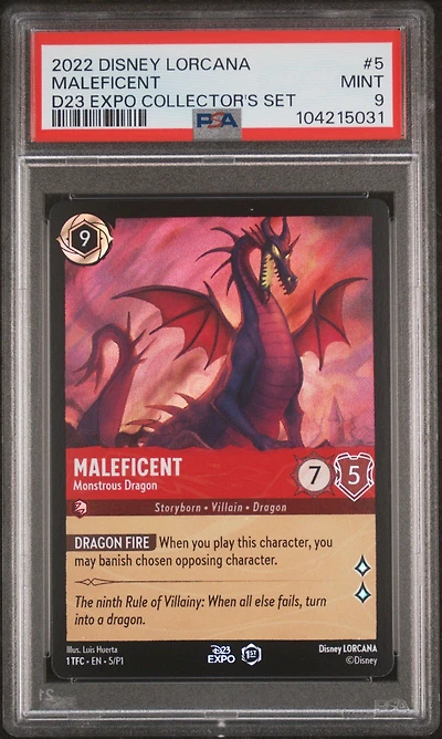 2022 Disney Lorcana Promo 5 Maleficent