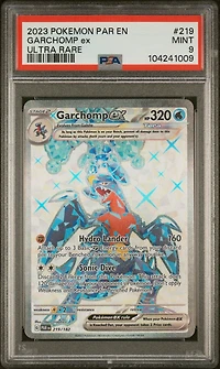 2023 Pokemon Par En-paradox Rift 219 Garchomp Ex Ultra Rare PSA