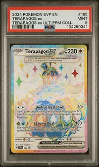 2024 Pokemon Svp En-sv Black Star Promo 165 Terapagos Ex Terapagos Ex Ultra-premium Collection PSA