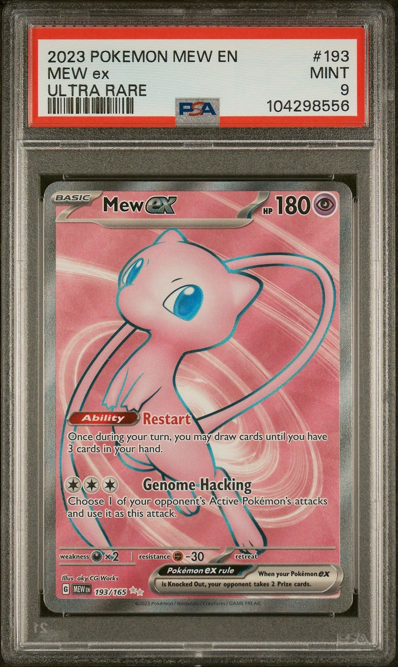 2023 Pokemon Mew En-151 193 Mew Ex Ultra Rare PSA