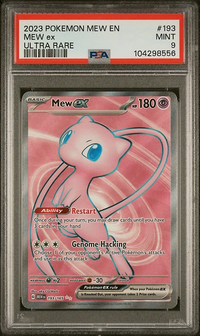 2023 Pokemon Mew En-151 193 Mew Ex Ultra Rare PSA