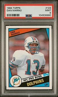 1984 Topps 123 Dan Marino PSA