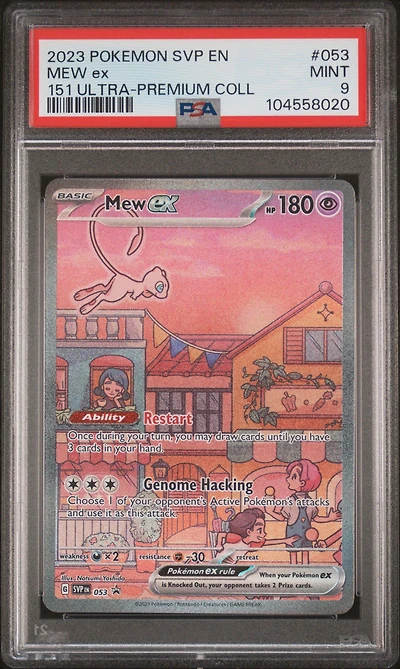2023 Pokemon Svp En-sv Black Star Promo 053 Mew Ex 151 Ultra-premium Collection PSA
