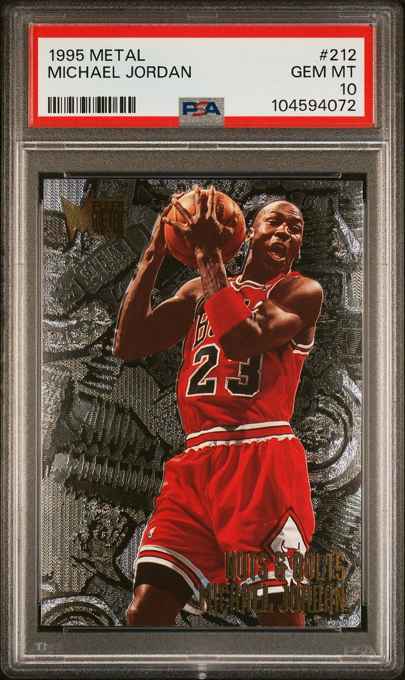 1995 Metal 212 Michael Jordan PSA