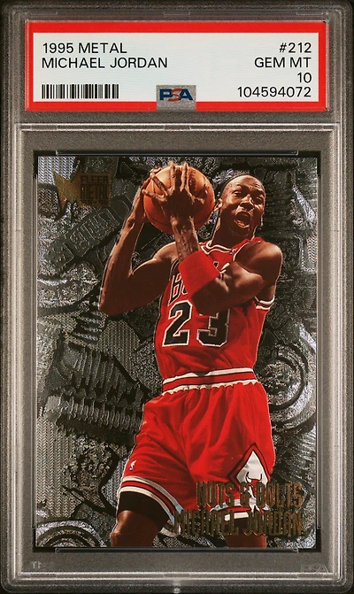 1995 Metal 212 Michael Jordan PSA
