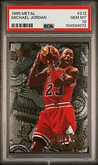 1995 Metal 212 Michael Jordan PSA