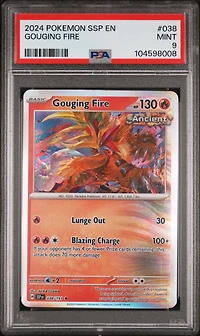 2024 Pokemon Ssp En-surging Sparks 038 Gouging Fire PSA